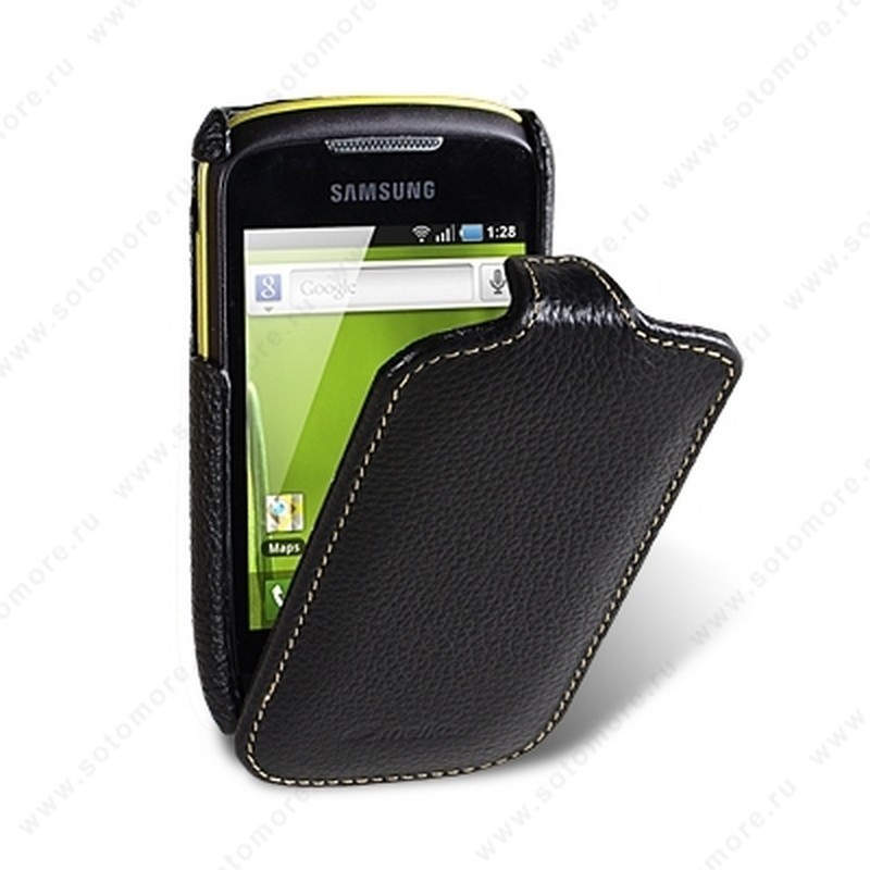 Чехол-флип Melkco для Samsung Galaxy Mini S5570 Leather Case Jacka Type (Black LC)