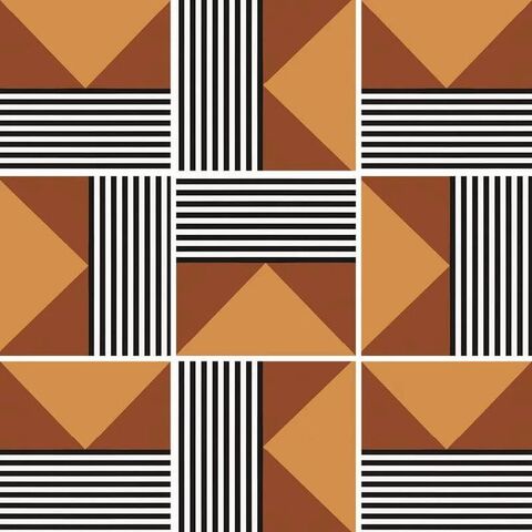 Equipe Bauhome Strich Warm 20x20