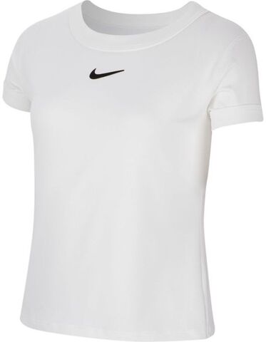 Футболка для девочек Nike Court G Dry Top SS - white/black