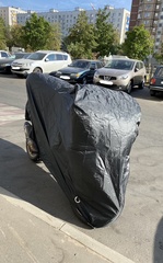 Чехол для мотоцикла БЕЗ логотип, черный, 2XL