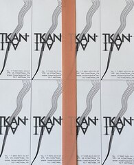 Репсовая лента (100%полиэстер, Лососево-абрикосовый, 19)