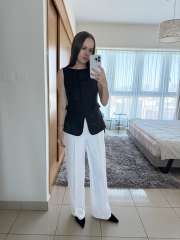 Брюки Linen белые