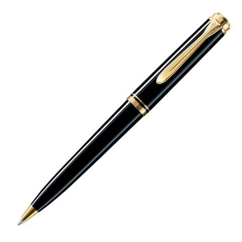 Ручка шариковая Pelikan Souverän® Black GT (980193)