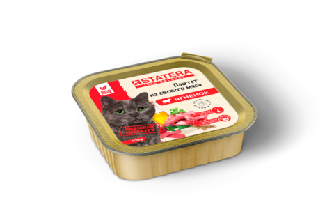 Statera паштет для кошек и котов (ягненок) 100 гр
