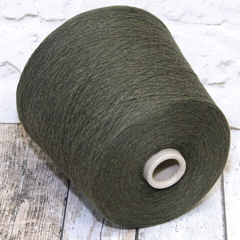 Кашемир  FILATI NATURALI ECO CASHMERE 2/26 зеленый защитный