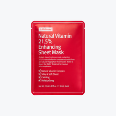 By Wishtrend Маска тканевая витаминная - Natural vitamin 21,5% enchancing sheet mask, 23мл, шт