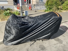 Чехол для мотоцикла БЕЗ логотип, черный, 2XL