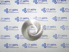 Фреза отрезная по металлу 80х1.6х22мм. z=48 Р6АМ5 с фаской без ш/п