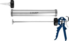 ЗУБР 600 мл, универсальный закрытый, пистолет для герметика, Профессионал (06633-60)