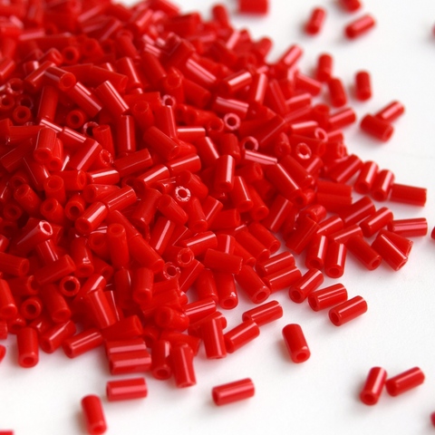 Стеклярус Тохо 3 мм 0045A светло-вишневый