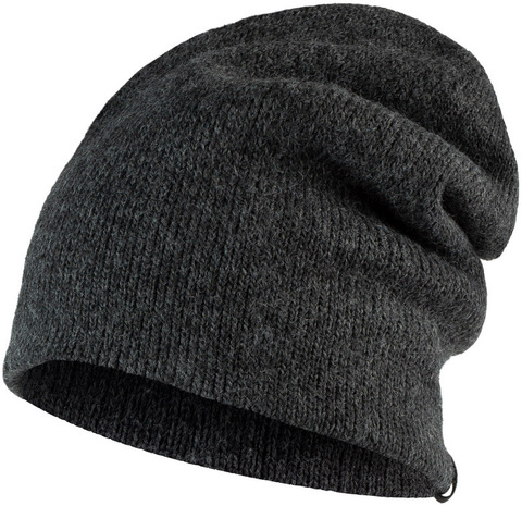 Картинка шапка вязаная Buff Hat Knitted Jarn Graphite - 1