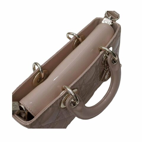 Сумка Dior Lady D-joy, модель маленького формата бледно-розовый