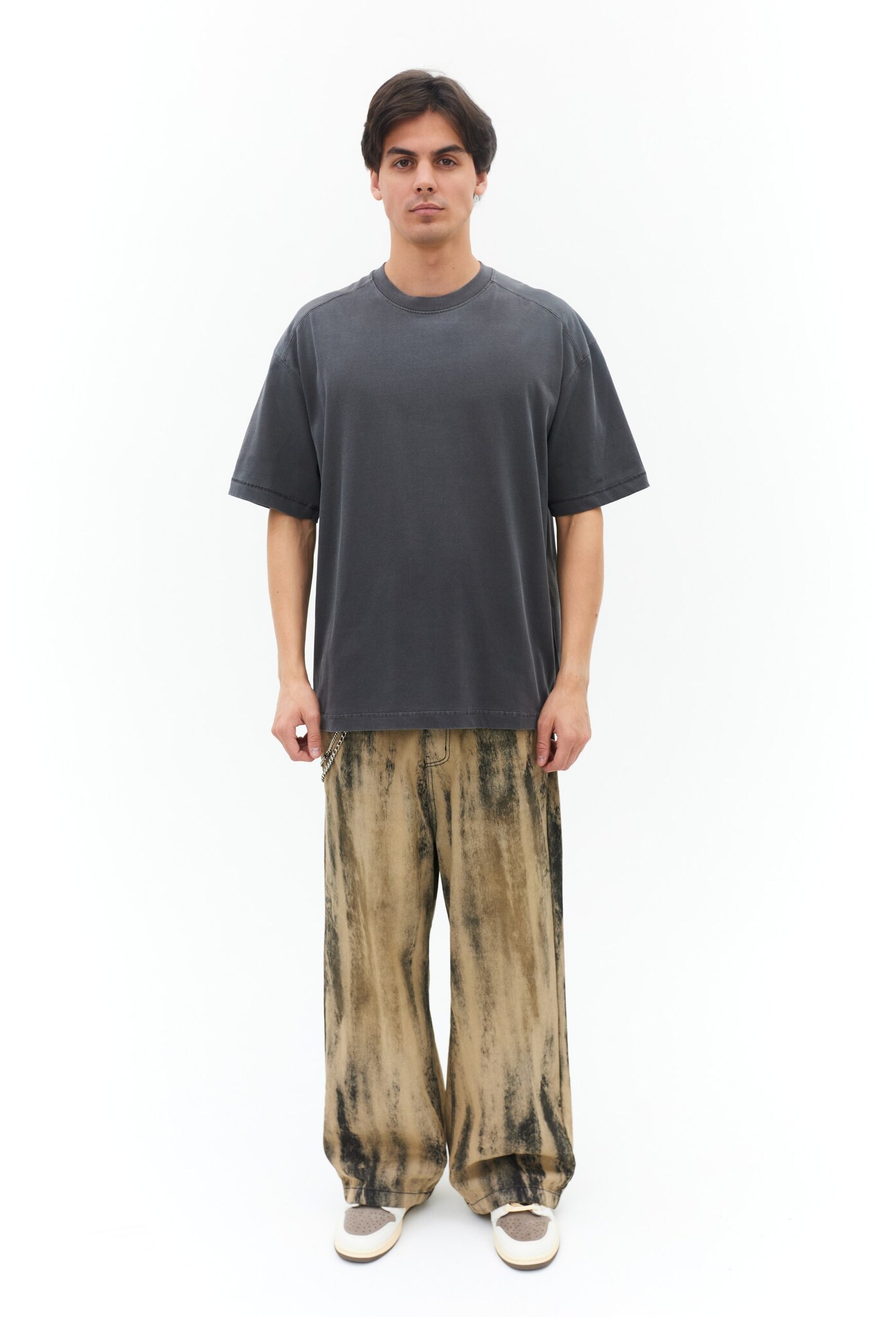 Футболка мужская LAINE базовая (графит)