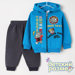бирюзовый/серый