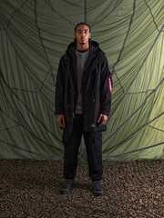 Куртка Alpha Industries M-59 Fishtail MOD Parka Black (Черная)