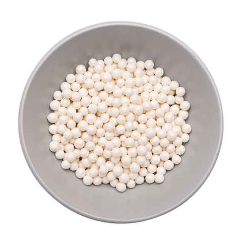 Посыпка мягкая Белый жемчуг (473) 5 мм, кг