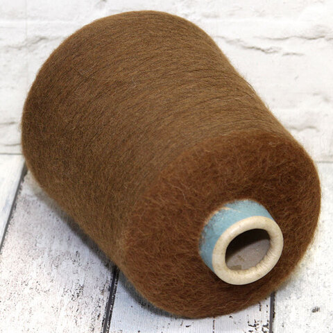 Вспушенная бэби альпака SESIA / PERUVIAN FINE 3000 коричневый