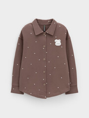 рубашка  для девочки  КР 302903/капучино 1312 Н087 к662