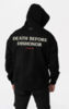 Худи Boxraw Death Before Dishonor Oversized Черный