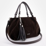 Сумка Саломея 607 эко-замша кофе