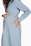Платье для беременных 15070 голубой туман