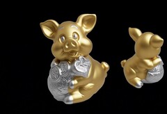 Силиконовый молд Свинка 3D