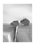 Серьги Континент мятые