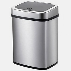 Ведро Xiaomi Ninestars Stainless steel Sensor Trash Can, 12 л серый