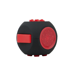 Игрушка-антистресс"Fidget Cube 3.0 Air"(Фиджет куб) с веревкой, черный/красный