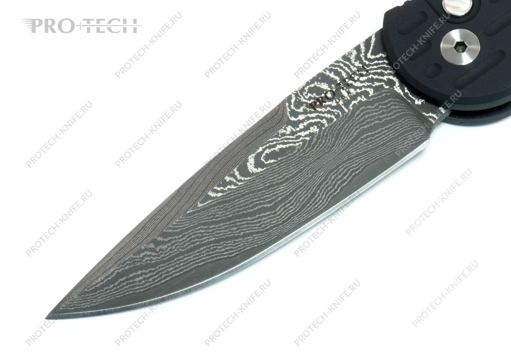 Нож Pro-Tech TR-3 Damascus 1 of 20 Automatic limited - фотография 