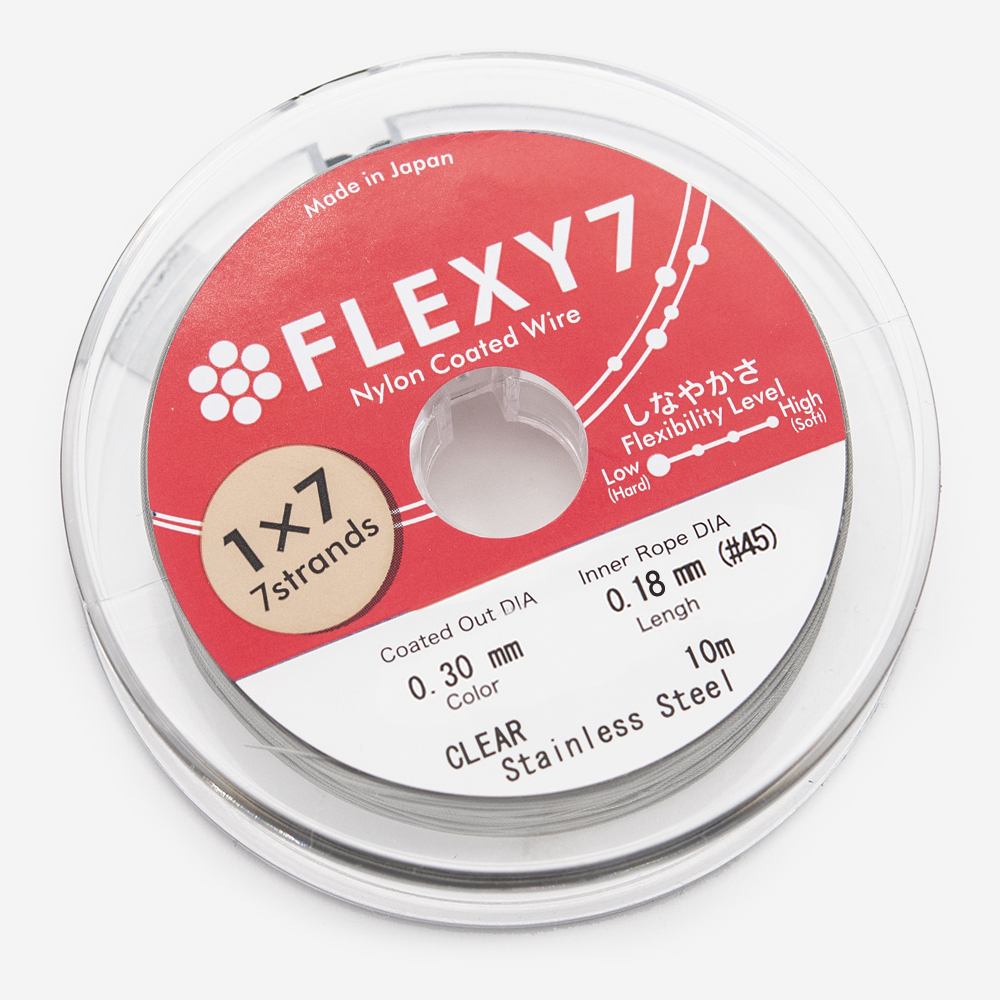 Японский ювелирный тросик FLEXY 7 диаметр 0,3мм, цвет 