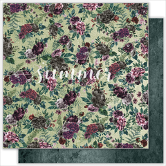 Лист двусторонней бумаги "Wild flower's" 190гр, 30,5*30,5см, SS02052020-2