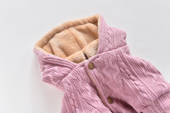 Royal Dog зимний костюм «Вязка» розовый L