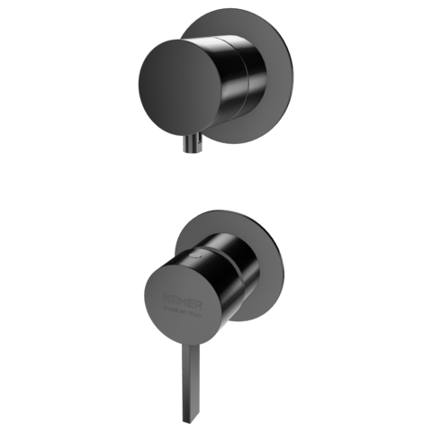 Remer MC92PWBCFP Смеситель для душа Remer Metrica MC92PWBCFP, черный брашированный хром