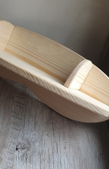 Полочка деревянная Лебедушка, заготовка для творчества 39 х 13 х 9,5 см.