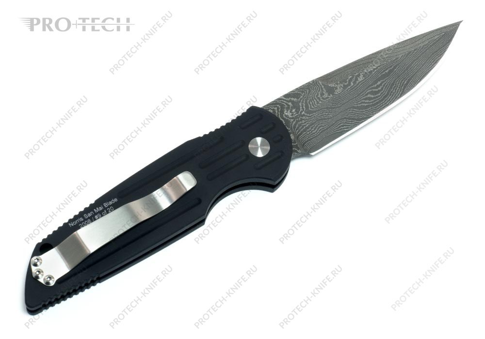 Нож Pro-Tech TR-3 Damascus 1 of 20 Automatic limited - фотография 