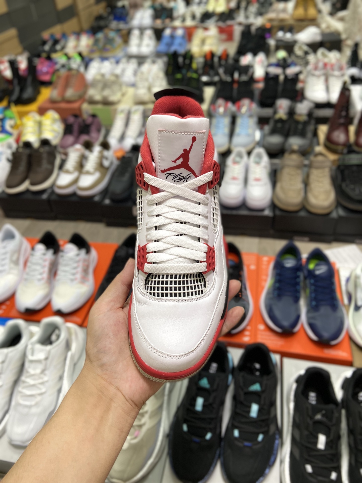 Nike air jordan clearance 4 retro fire red