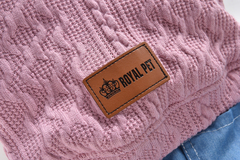 Royal Dog зимний костюм «Вязка» розовый L