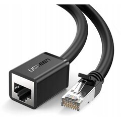 Кабель UGREEN NW112 (11278) Cat 6 F/UTP Ethernet RJ45 Extension Male/Female Patch Cords 0.5м черный