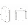 Abber Sonnenstrand AG04130S-S90 Душевой уголок, 130x90x195