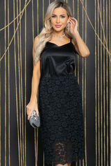 Юбка Мелодия вечера (черная) Ю11872 LT Collection