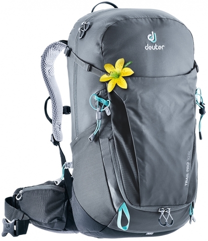 Картинка рюкзак туристический Deuter Trail Pro 30 SL graphite-black - 1