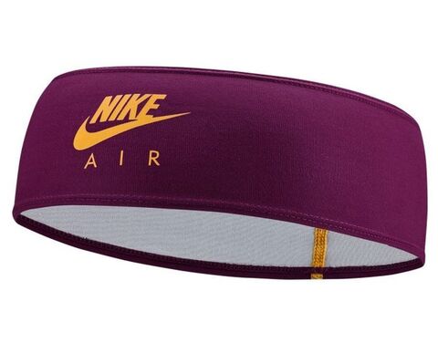 Повязка на голову Nike Dri-Fit Swoosh Headband 2.0 - sangria/university gold
