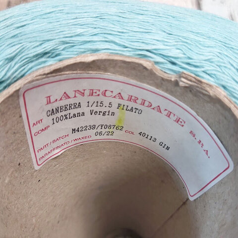 Смотка меринос LANECARDATE CANBERRA 5*1/15 тиффани