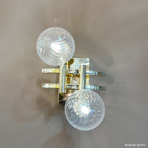 Настенный светильник Crystal Lux LUXURY AP2 GOLD