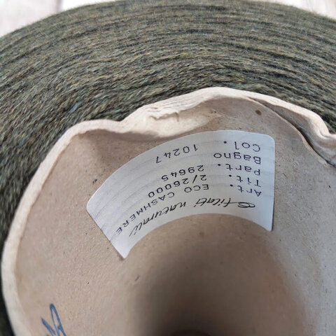 Кашемир  FILATI NATURALI ECO CASHMERE 2/26 зеленый защитный