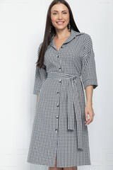 Платье Кэсси (черно-белое) П11218 LT Collection