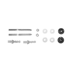 Duravit 67131000 Крепление для писсуаров Dellarco, Duraplus, Utronic, McDry, Katja, 1930 колпачки в хроме, ? 8x110мм фото