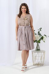 Сарафан Гербера-3 Виотекс БЕЖЕВЫЙ