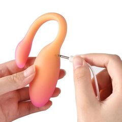 Оранжевый вибратор Flamingo Max - 